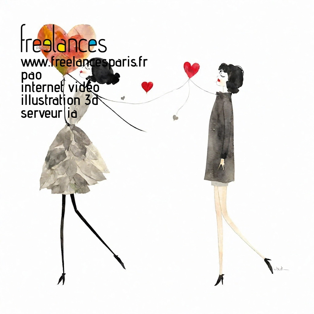 Pao mise en page internet vidéo illustration 3d serveur IA générative AI freelance paris studio de création magazines yrrf6ok0